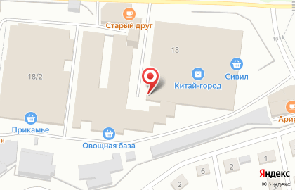 Оптовая фирма Фруктовый Рай на карте