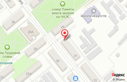 Парикмахерская Соблазн на улице Толстого на карте