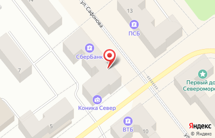 Офис продаж Билайн на улице Сафонова на карте
