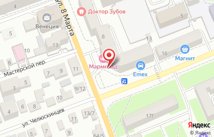 Магазин интимных товаров Интим в Ленинском районе на карте