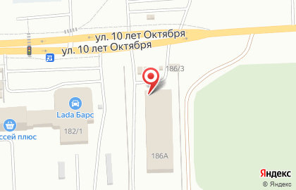 А-маркет на улице 10 лет Октября на карте