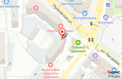 Центр диабета на карте