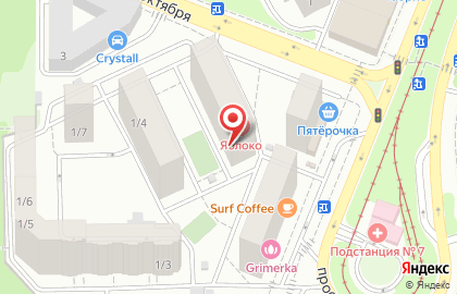 Компания ИП Никанорова Н.Ю. на улице 70-летия Октября на карте