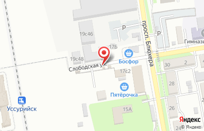 Киоск Хлеб из Корсаковки во Владивостоке на карте