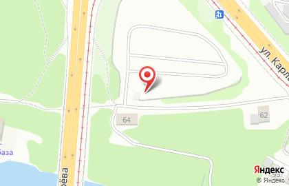 Автостоянка в Ульяновске на карте