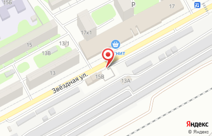 Шиномонтажная мастерская в Советском районе на карте