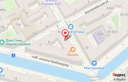 Грибоедова 71 на карте