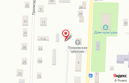 Церковная лавка, Приход в честь Покрова Божией Матери на карте
