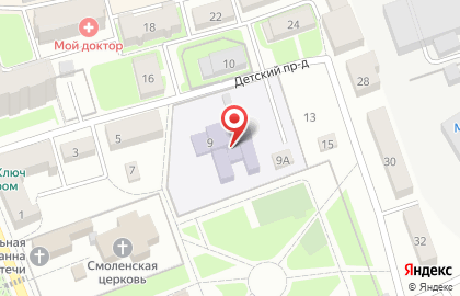 Частное детских садов Возрождение на карте