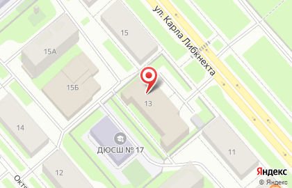 Флорин на улице Карла Либкнехта на карте