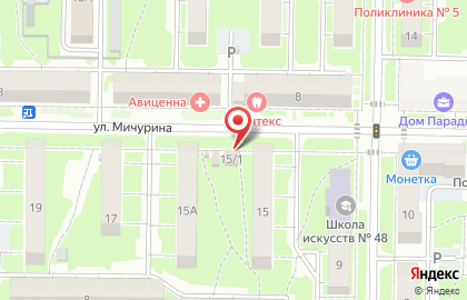 Продуктовый магазин Наш в Куйбышевском районе на карте