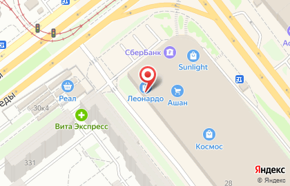 Хобби-гипермаркет Леонардо в Челябинске на карте