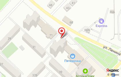 Салон красоты Цирюльник на улице Ленина на карте