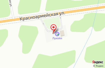 АЗС Лукойл на Красноармейской улице на карте