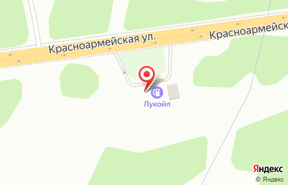 АЗС Лукойл на Красноармейской улице на карте