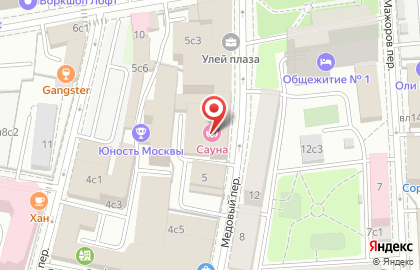 Отель в Москве на карте