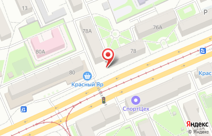 Магазин пива Ice beer на проспекте Газеты Красноярский Рабочий, 78 на карте