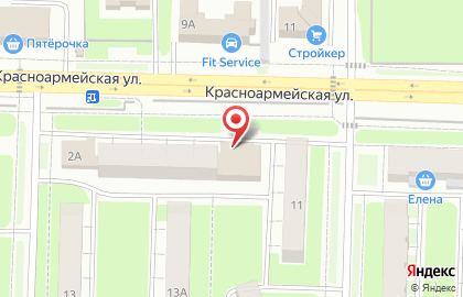 Магазин разливных напитков Пивоман на Красноармейской улице на карте