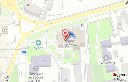Школа актерского мастерства Басты Цыденова на карте