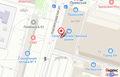 Магазин цветов Цветочный рай в Москве на карте