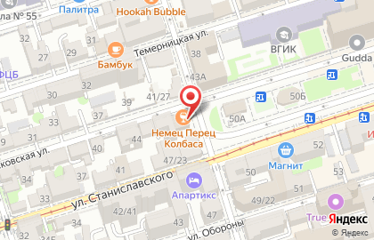 Немец Перец Колбаса на Московской улице на карте