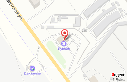 ЛУКОЙЛ-Уралнефтепродукт на Советской улице на карте