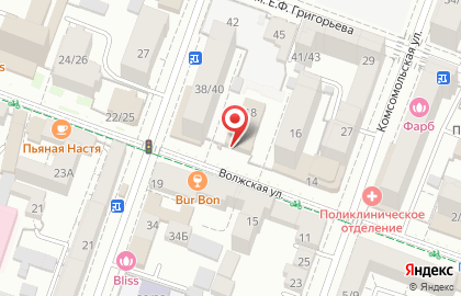 Интим-магазин Афродита на Волжской улице на карте