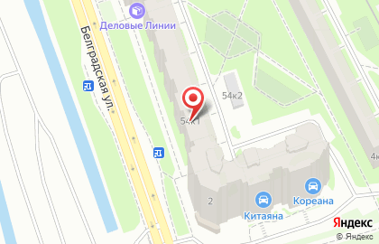 ООО СпбКров на Белградской улице на карте