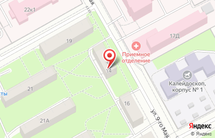 Европа 2 на улице 9 Мая на карте