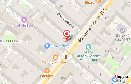 Цифровая стоматология Davinci Clinic на Большом проспекте Петроградской стороны на карте