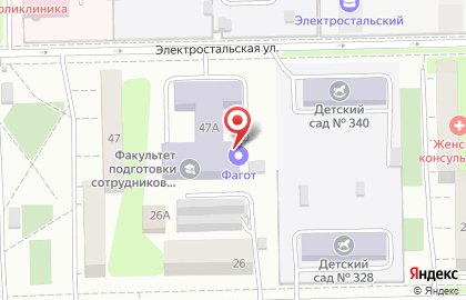 Охранное предприятие Фобос на Электростальской улице на карте