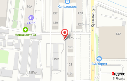 Калининградская региональная общественная организация Федерация тхэквондо ВТФ на Красной улице на карте