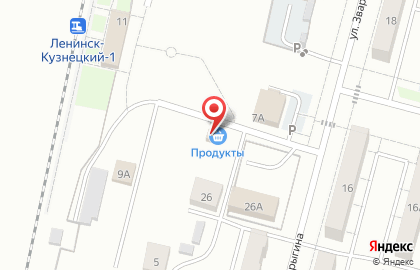 Продовольственный магазин Привокзальный на карте