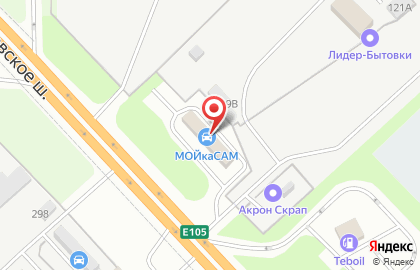 Мойка самообслуживания МОЙка САМ на карте