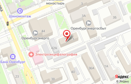 Гостиница Правительство Оренбургской области в Центральном районе на карте
