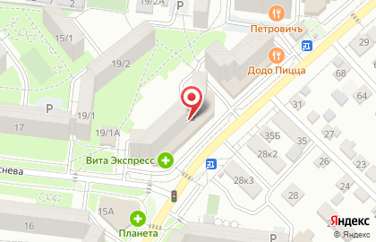 БИНБАНК в переулке Макарова на карте