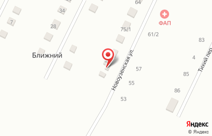 Фельдшерско-акушерский пункт на Новоузенской улице на карте