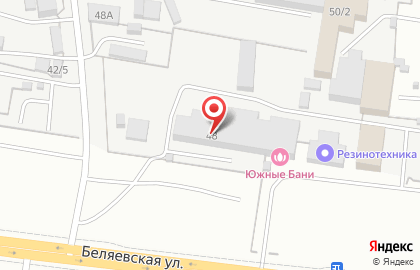 Столовая на Беляевской на карте
