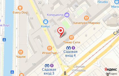 Carl’s Jr. в Адмиралтейском районе на карте