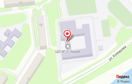 Киреевский лицей на карте