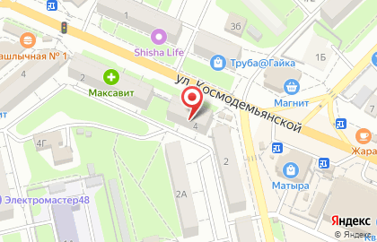 Магазин женской одежды на ул. Зои Космодемьянской, 4 на карте