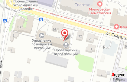 Тверской филиал Банкомат, Среднерусский банк Сбербанка России на улице Спартака, 34а на карте
