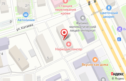 Наркологический диспансер в Сыктывкаре на карте