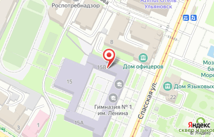 Студия современной пластики Флэш на карте