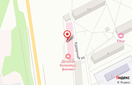 Больница Демидовская городская больница на Курортной улице на карте