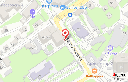 Магазин алкогольных напитков Vinoteka Garage 48/22 на карте