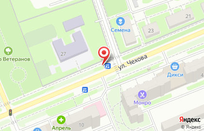 Кофейня Bel canto на улице Чехова на карте