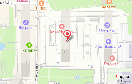 Академия Счастья на Ольховой улице на карте