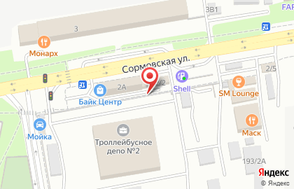 Форсан-Юг на Сормовской улице на карте