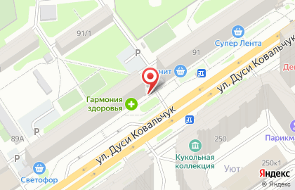 Киоск по продаже фруктов и овощей в Новосибирске на карте